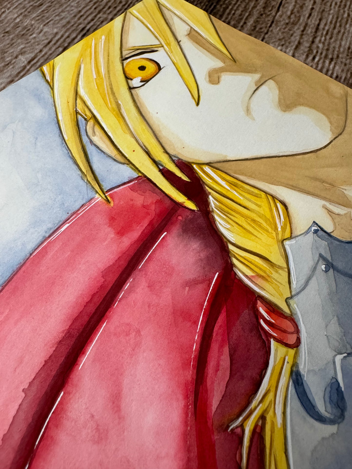 Edward: Watercolor and Ink Original