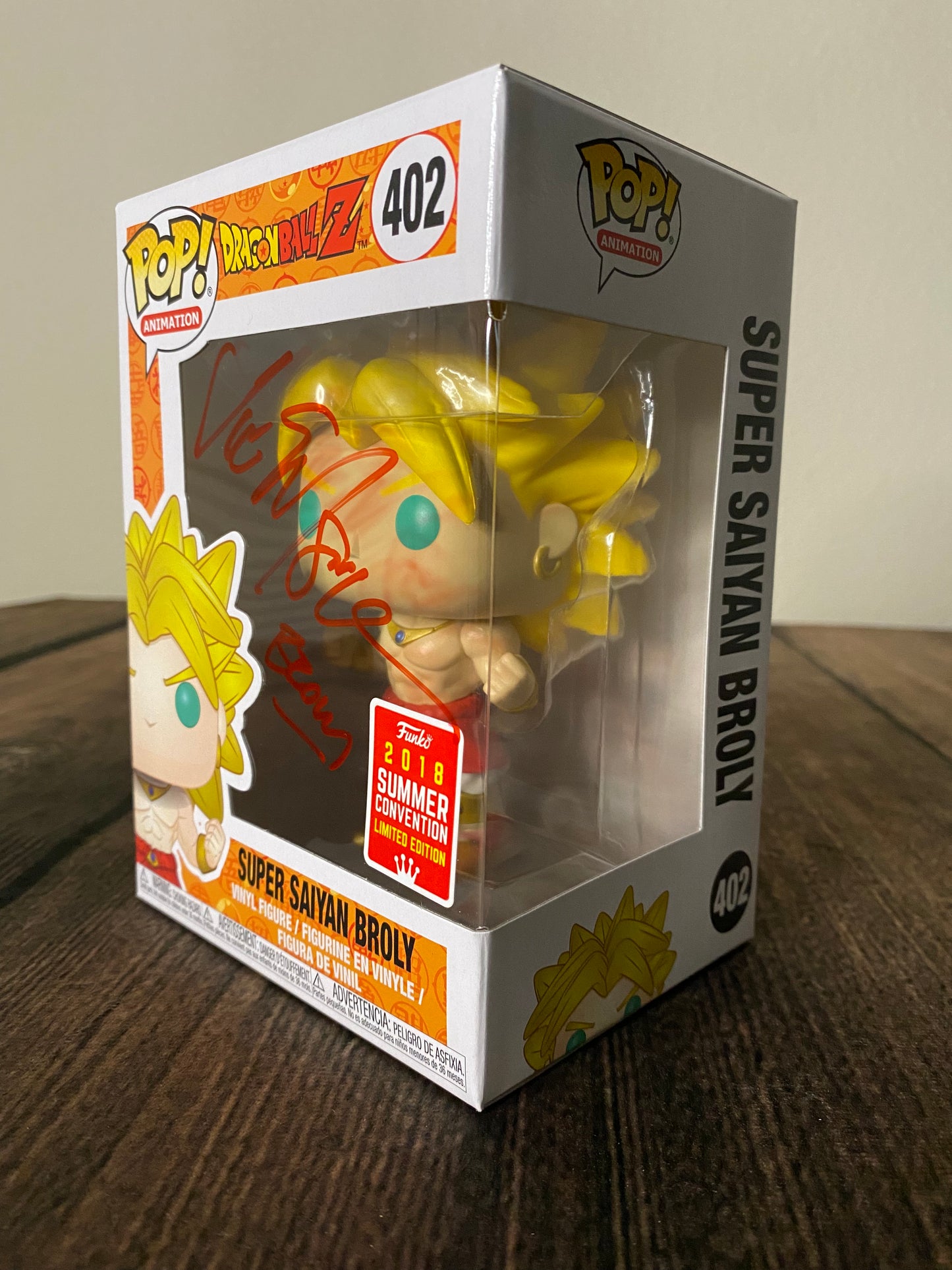 Super Saiyan Broly Funko Pop: 2018 Summer Convention Exclusive