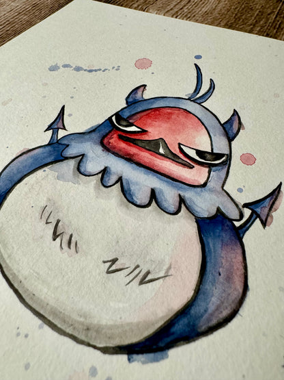 Nero: Watercolor & Ink Original