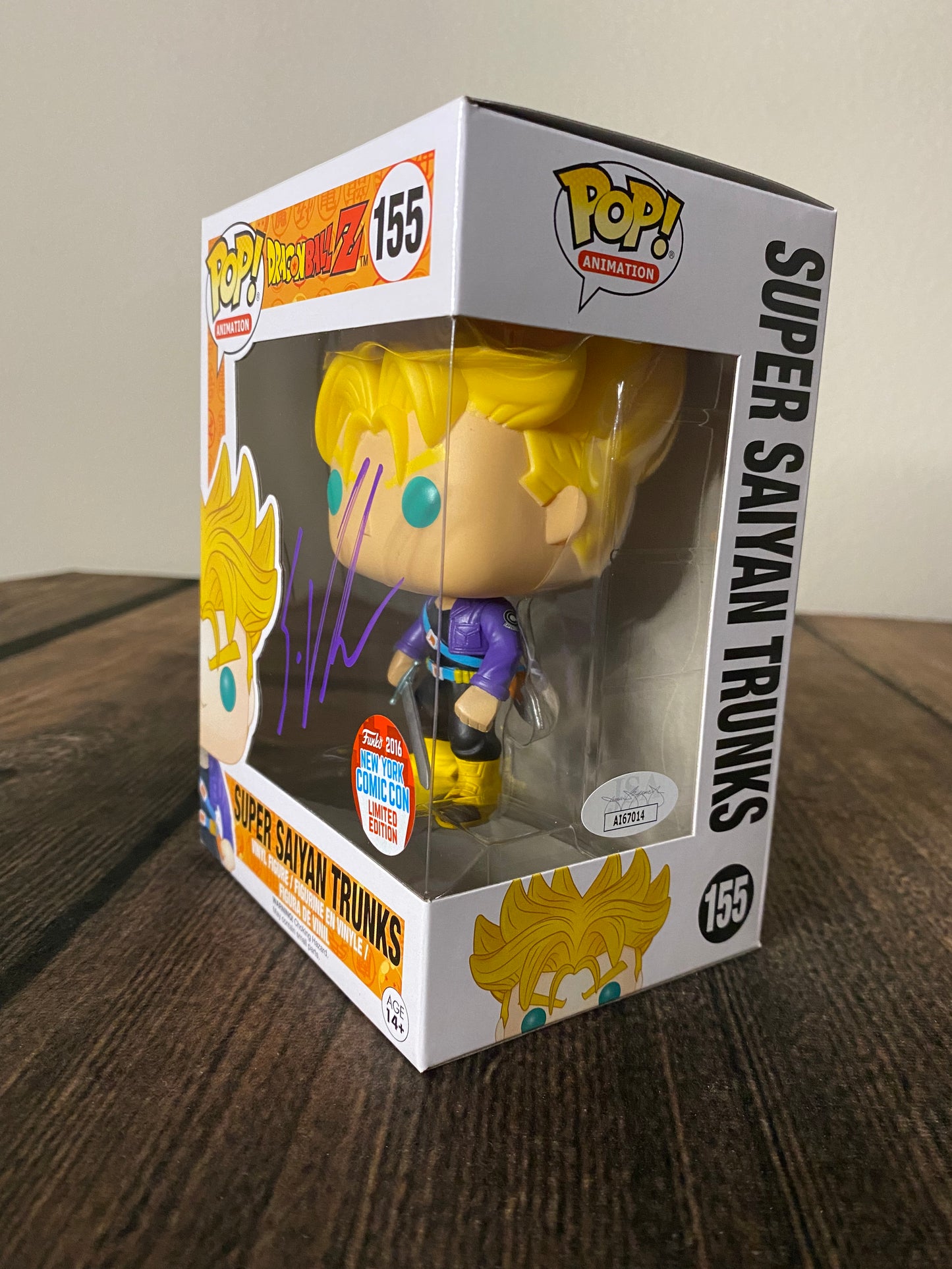 Super Saiyan Trunks Funko Pop: 2016 New York Comic Con Limited Edition