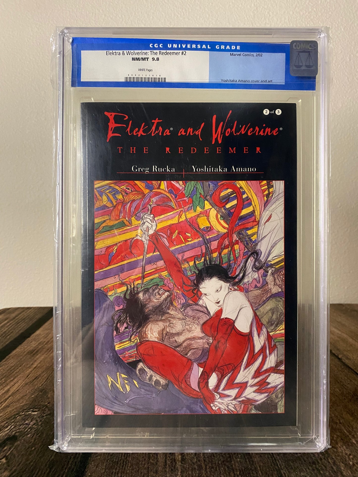 Elektra & Wolverine: The Redeemer #2 CGC 9.8 - Yoshitaka Amano 2002