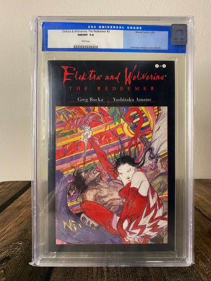 Elektra & Wolverine: The Redeemer #2 CGC 9.8 - Yoshitaka Amano 2002