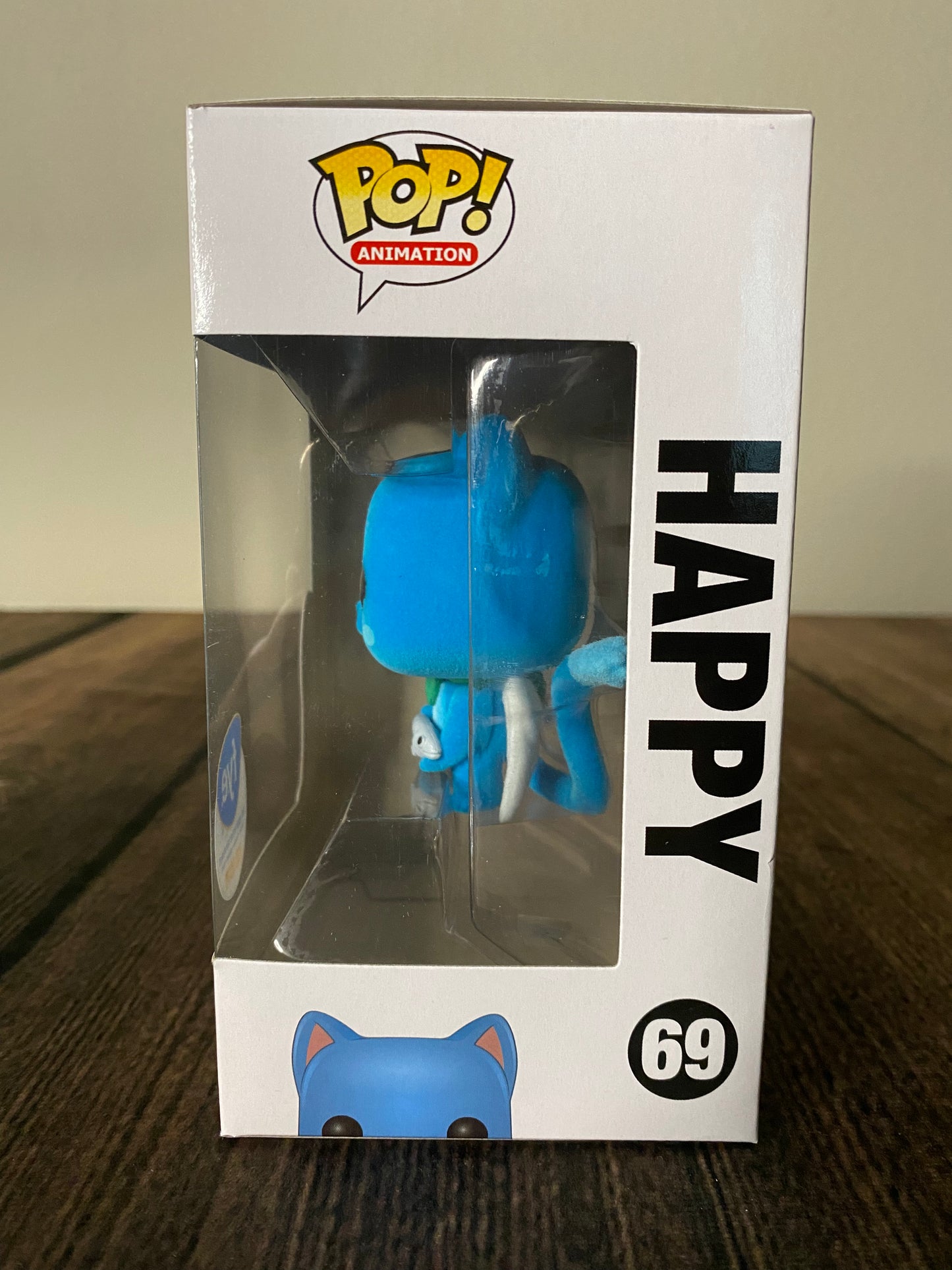 Happy Funko Pop: Flocked F.Y.E. Exclusive
