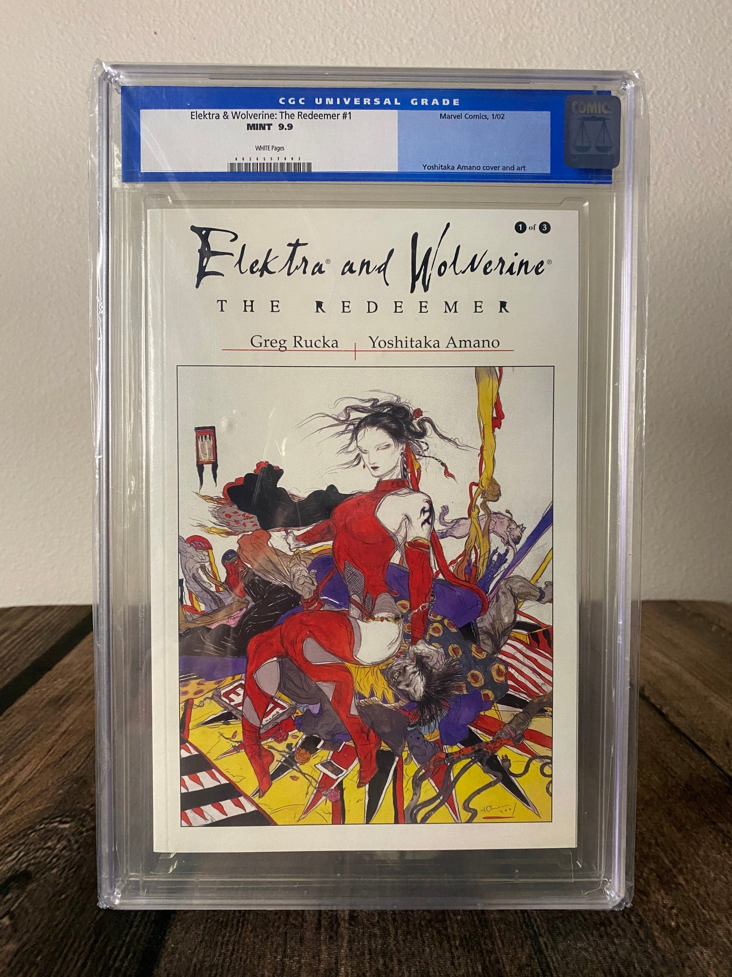 Elektra & Wolverine: The Redeemer #1 CGC 9.9 - Yoshitaka Amano 2002