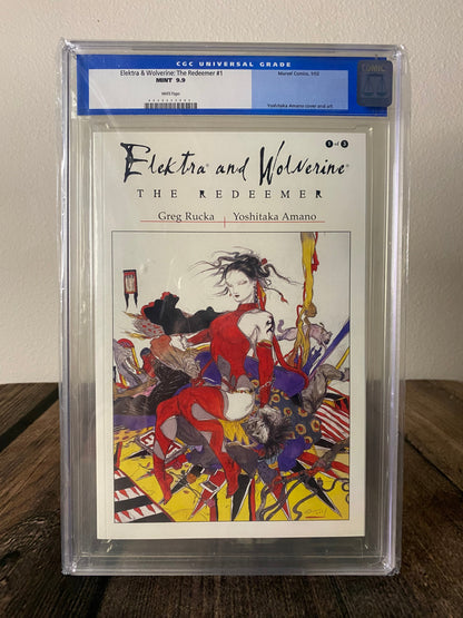 Elektra & Wolverine: The Redeemer #1 CGC 9.9 - Yoshitaka Amano 2002