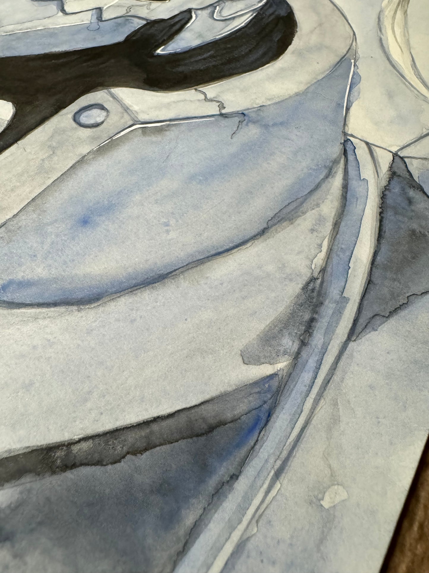 Alphonse: Watercolor and Ink Original