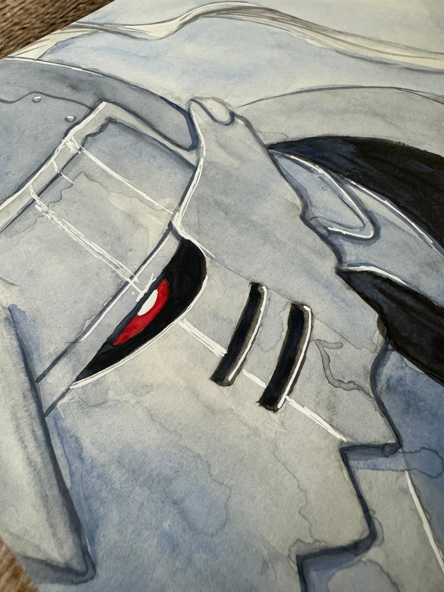 Alphonse: Watercolor and Ink Original