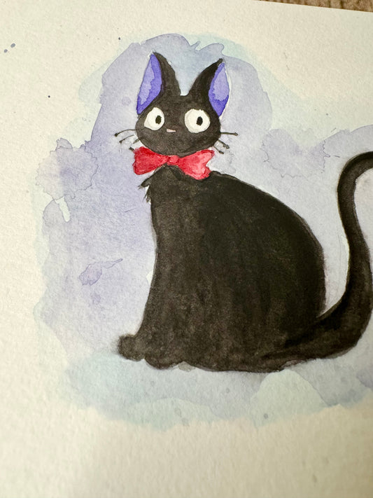Cat: Watercolor Original