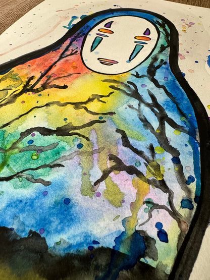 Lonely Spirit: Watercolor Original
