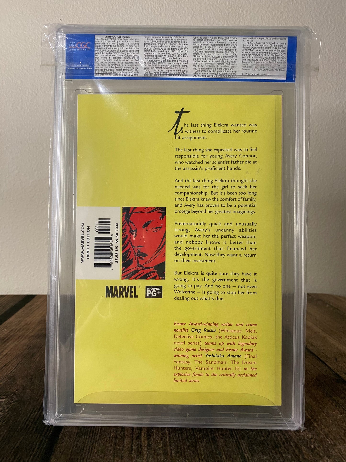 Elektra & Wolverine: The Redeemer #3 CGC 9.8 - Yoshitaka Amano 2002