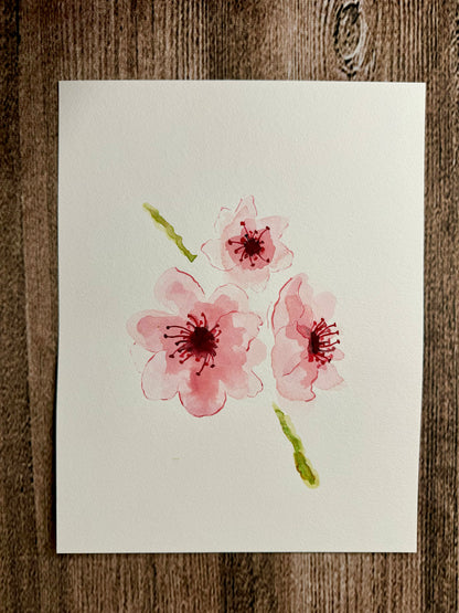 Flowers: Original Watercolor