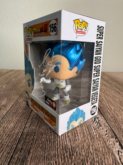 Super Saiyan God Super Saiyan Vegeta: Gamestop Exclusive Funko Pop Signed by Ryō Horikawa