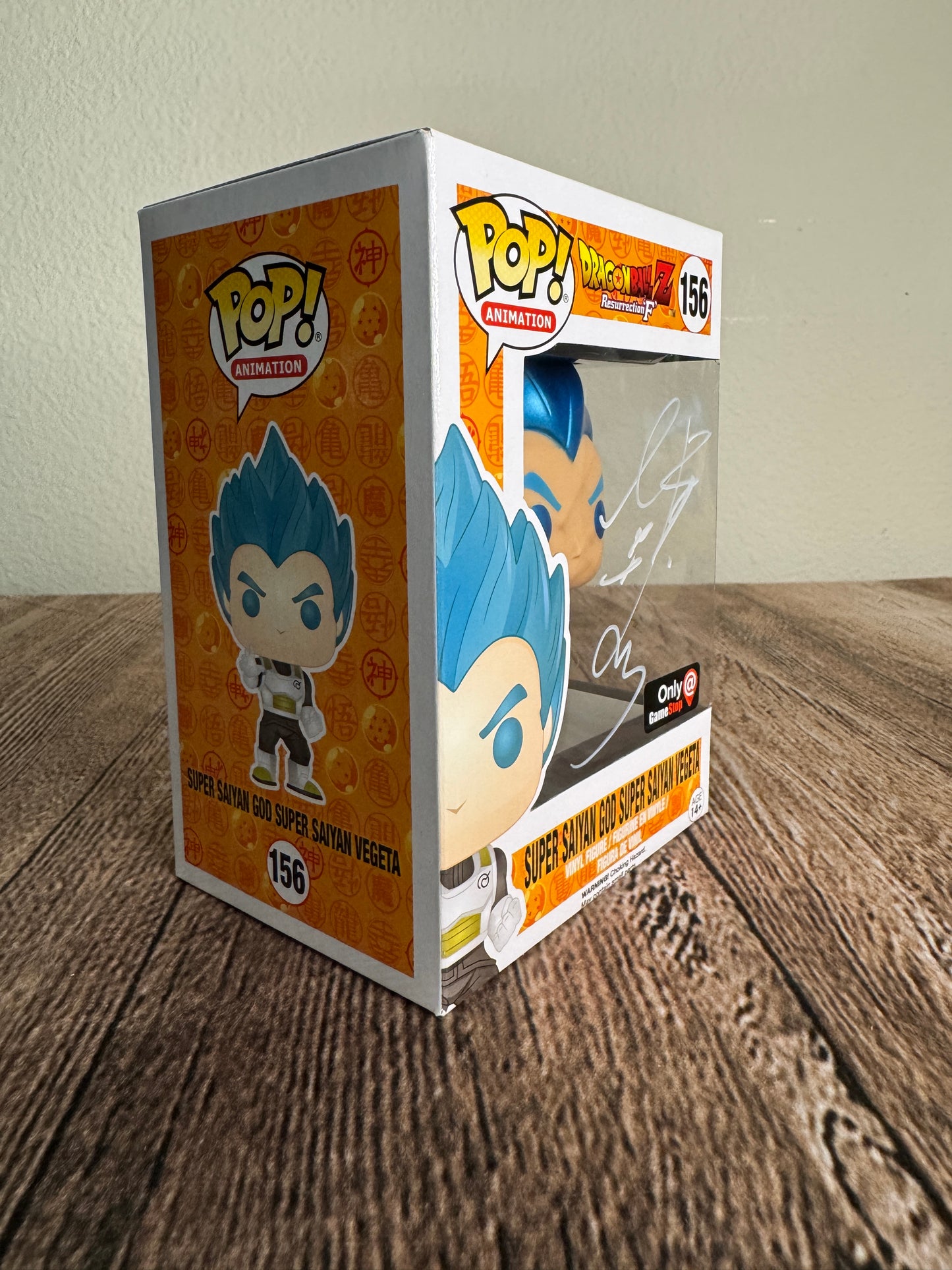 Super Saiyan God Super Saiyan Vegeta: Gamestop Exclusive Funko Pop Signed by Ryō Horikawa