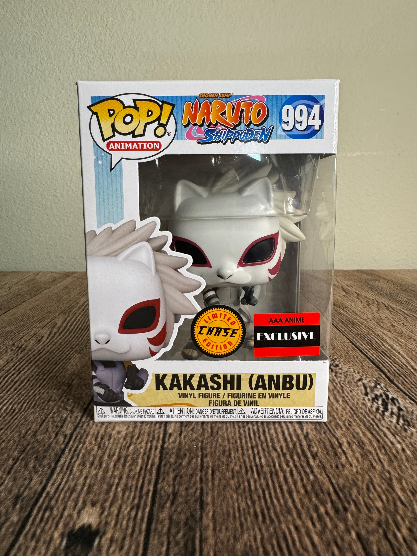Kakashi (Anbu): Chase Limited Edition AAA Anime Exclusive Funko Pop